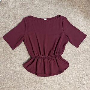 Aritzia Wilfred Maroon Small